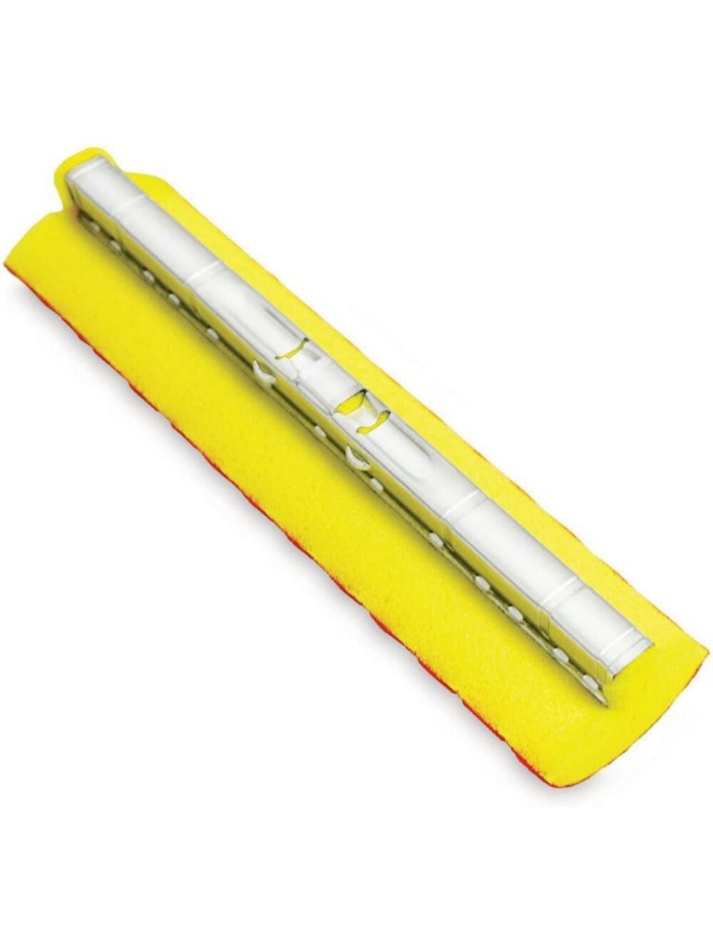 12" Wide Synthetic Roller Mop Refill - Pack of 6, Yellow & Red Sponge Cleaning